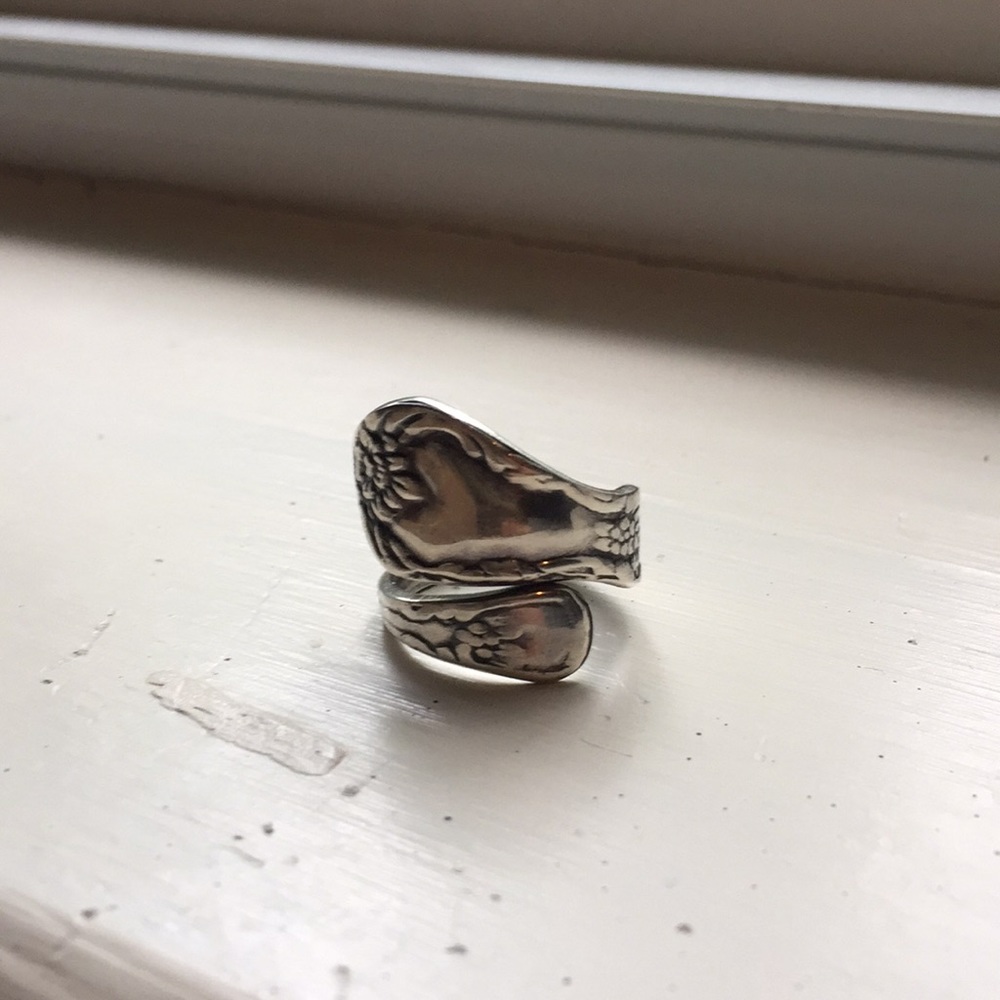 Sterling Silver Spoon Ring